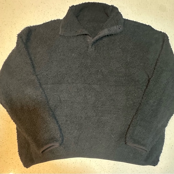 SKIMS teddy pullover with quarter snaps and high neck - Picture 2 of 14